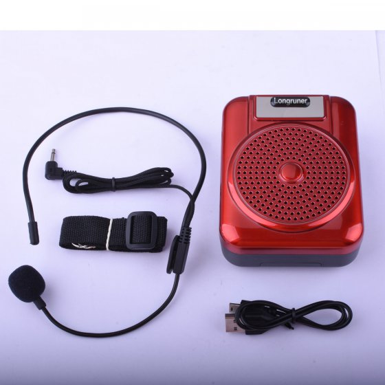 Longruner Voice Amplifier TF Card Teaching Voice Portable He