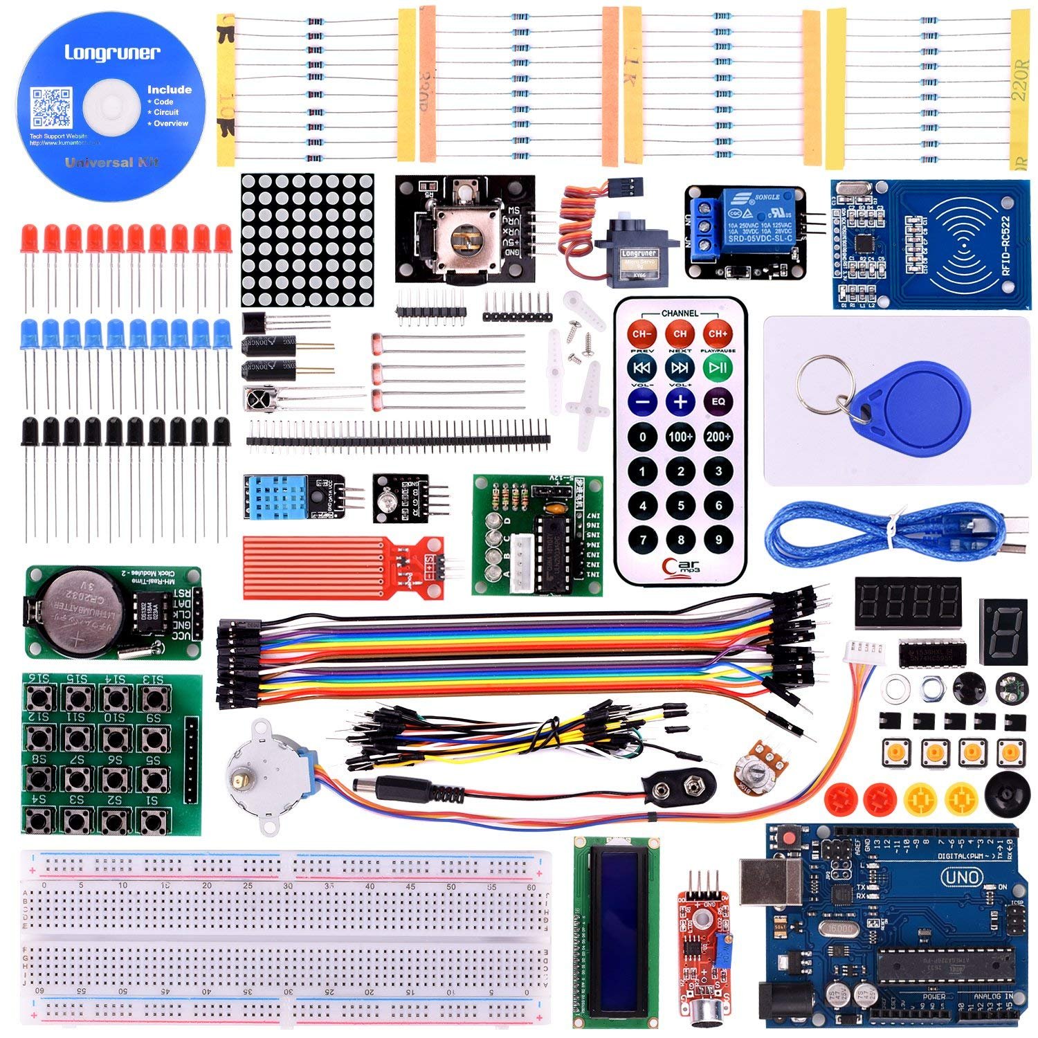 Longruner Upgrade RFID Master Starter Kit for Arduino with T